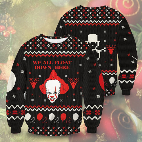 Divesart - We All Float Unisex villapaita - Ruma joulupaita